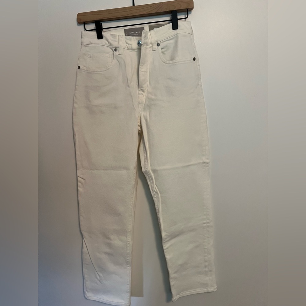 NWT Everlane bone color denim